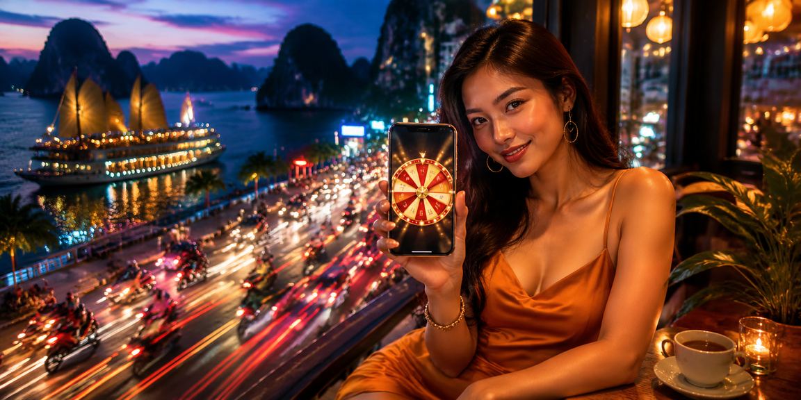 Người chơi tại Hạ Long thư giãn với xổ số và trò chơi trực tuyến bên cà phê
